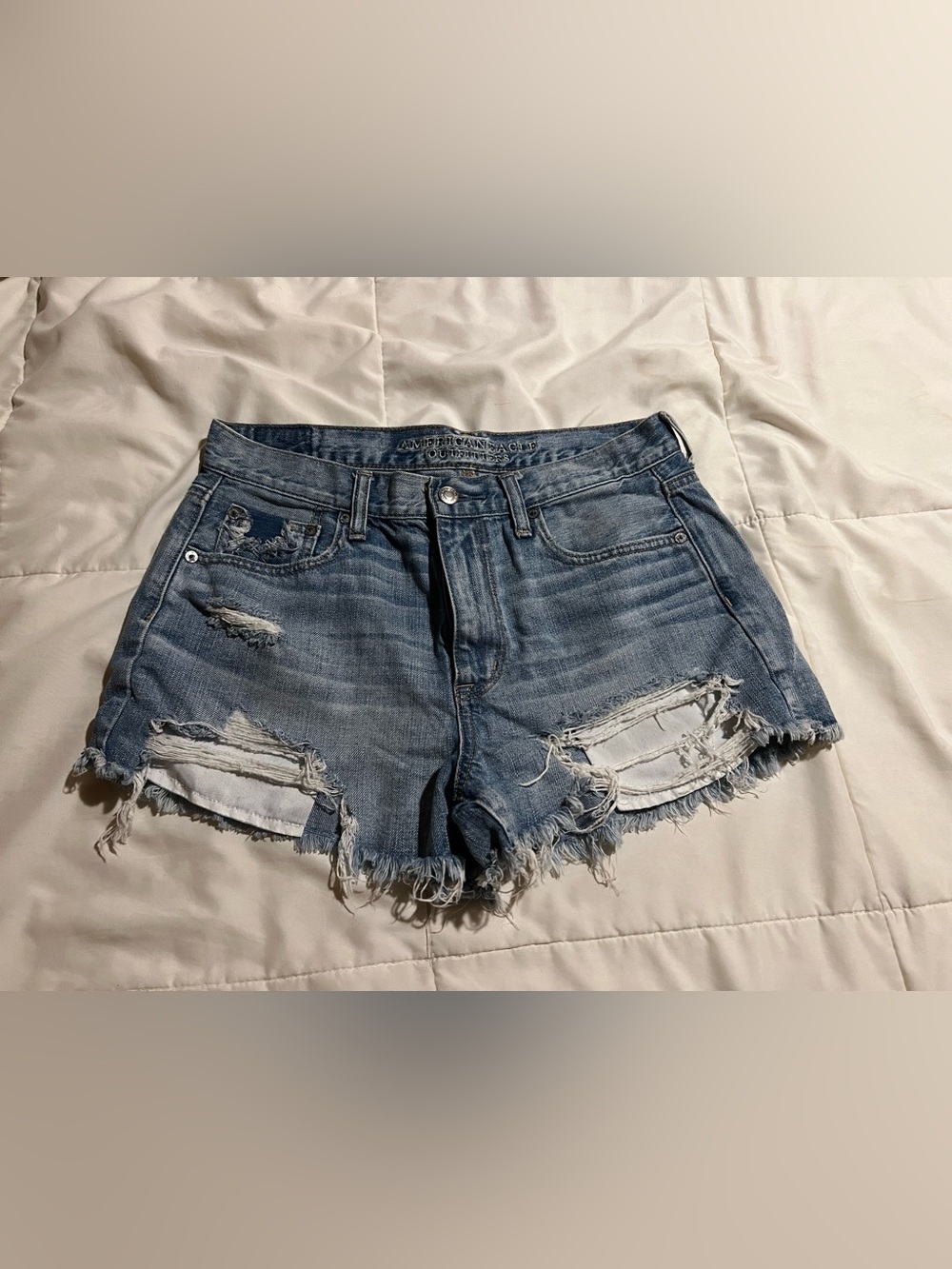 American Eagle Outfitters Vintage-rise Festival Denim Cutoff Shorts